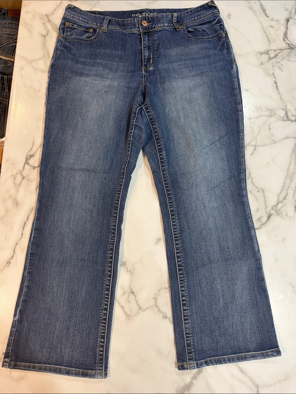 Maurices Women's Flare Jeans - Medium Blue Wash